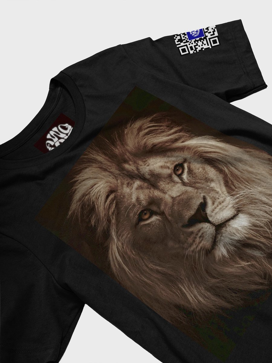 Lion of Judah Names of God Video T-Shirt - Scan QR, Watch Instantly! product image (3)