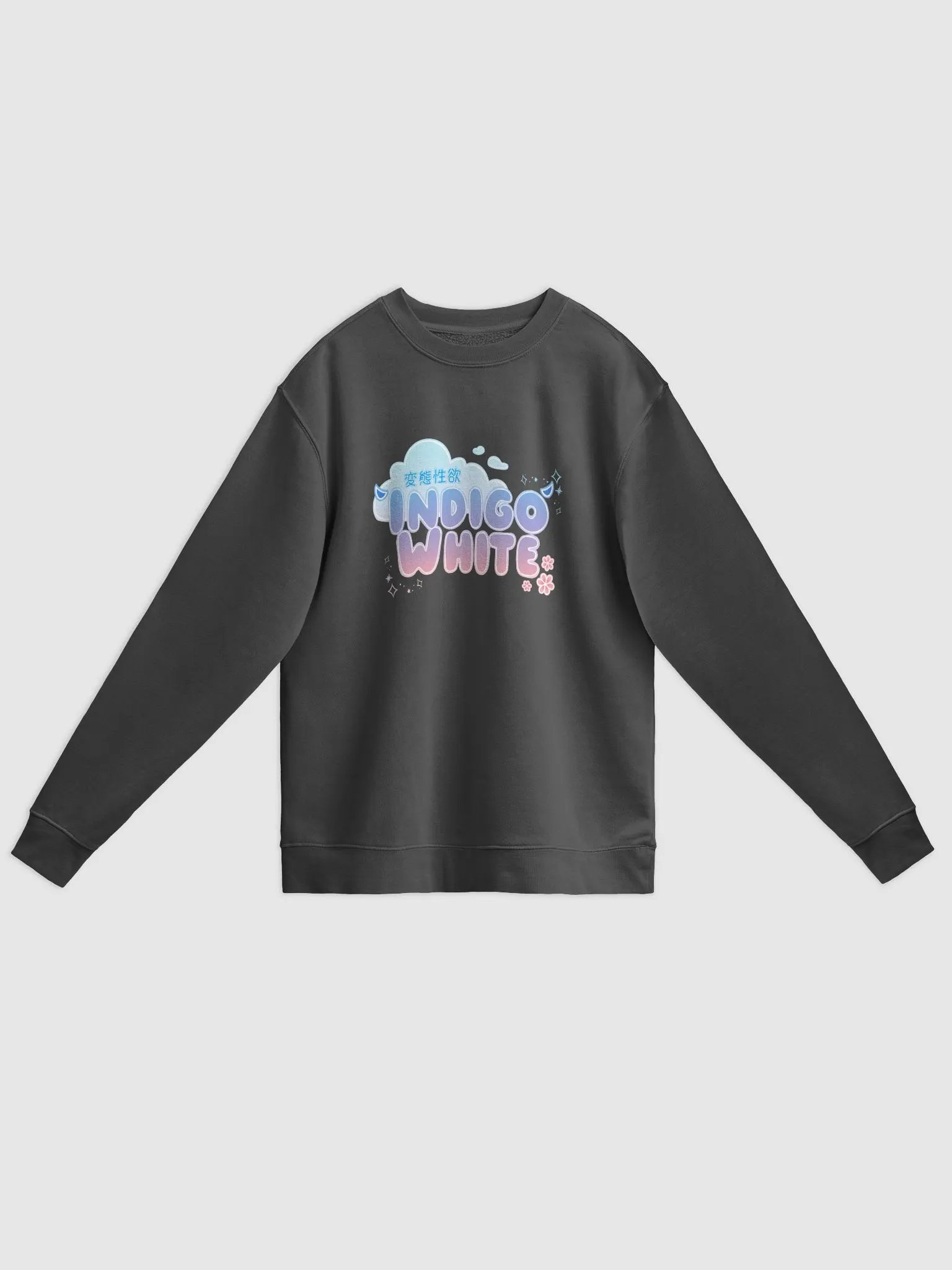 Indigo White Logo Crewneck product image (7)