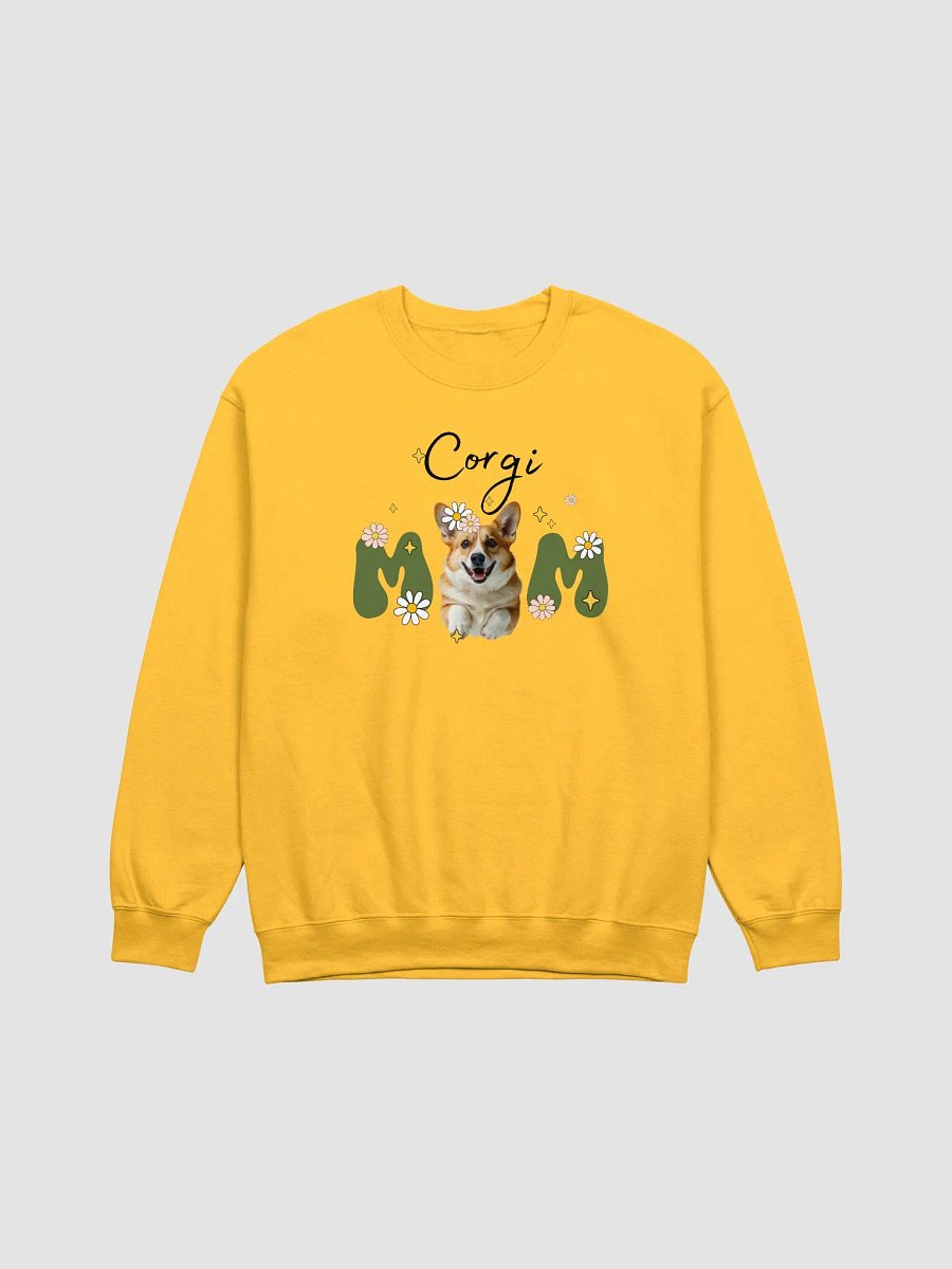 Corgi mom retro light sweatshirt product image (3)