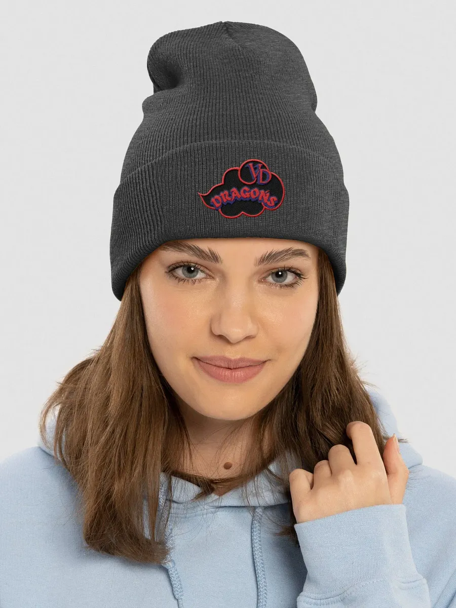 valerian dragons blackXred beanie product image (10)