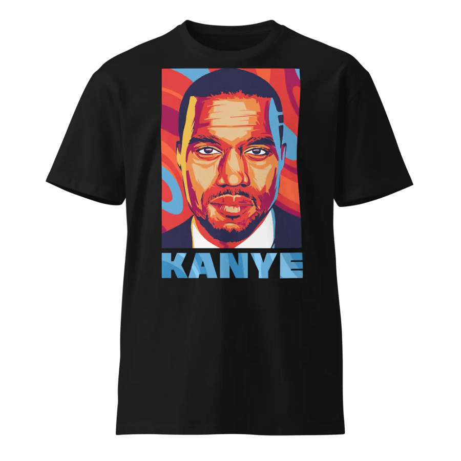 Abstract Kanye Portrait Tee product image (16)