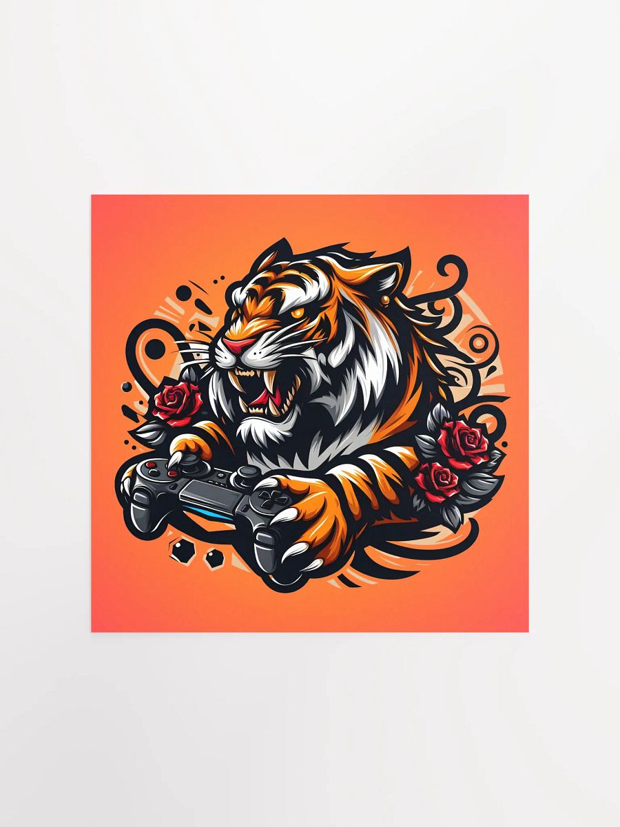 Fierce Tiger Gaming Poster product image (1)