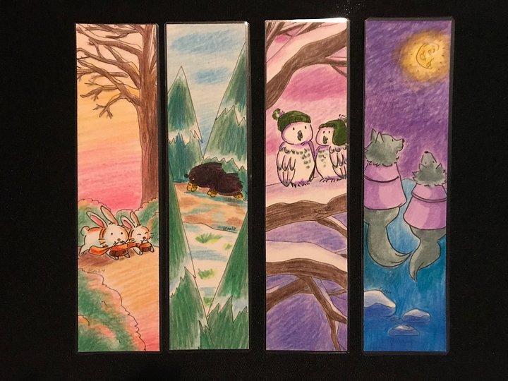 Winter Animal Bookmarks product image (1)