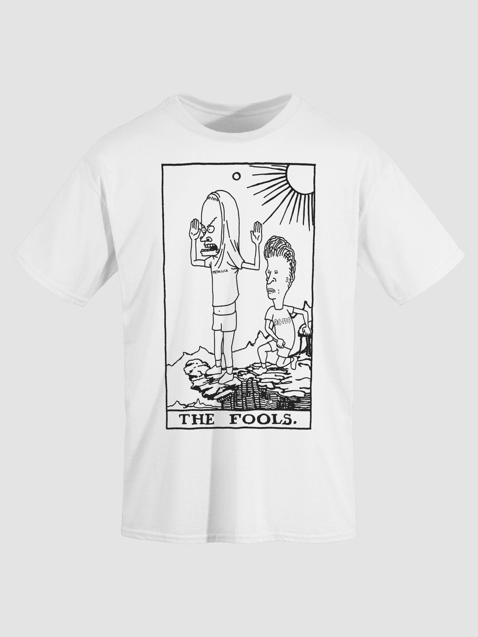 Cornholio Beavis and Butthead Fool Tarot Card Shirt Minimalist product image (3)