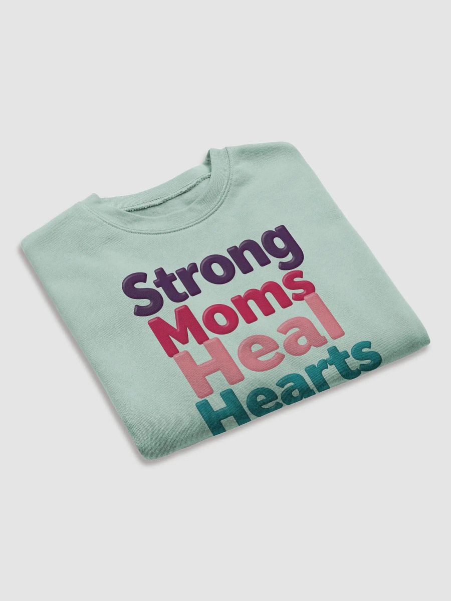 Strong Moms Heal Hearts Crop Sweatshirt product image (19)