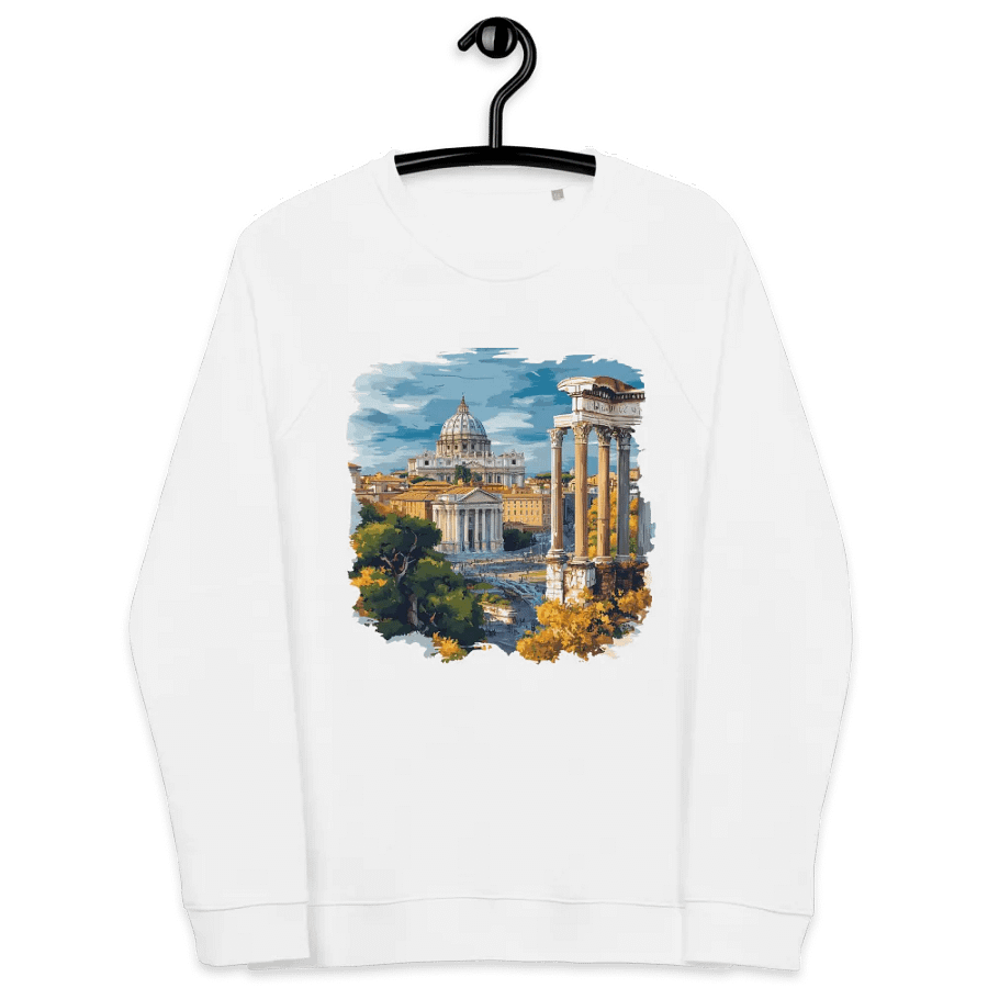 Rome City Unisex Hoodie – Ancient Ruins & Vatican Vibes product image (8)