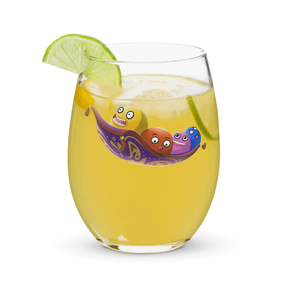 Flying Nurbs - Stemless Wine Glass product image (3)