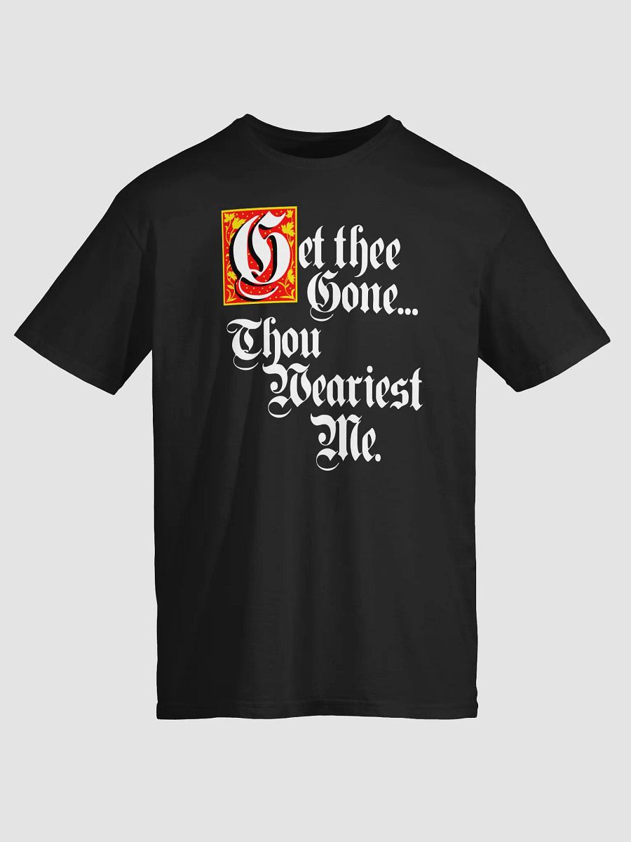 Funny medieval illuminated manuscript Unisex T-Shirt product image (17)