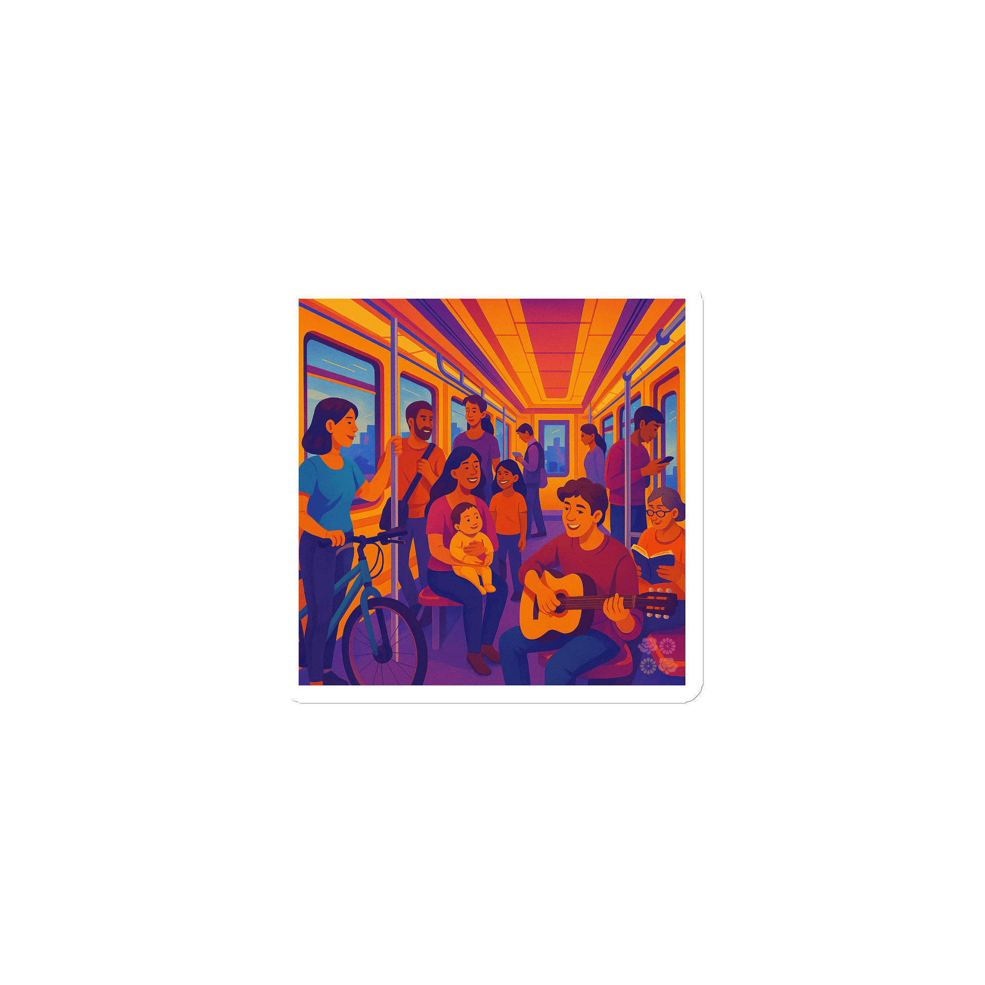 Track 3 – Viaje del Metro | Vinyl Magnet product image (1)
