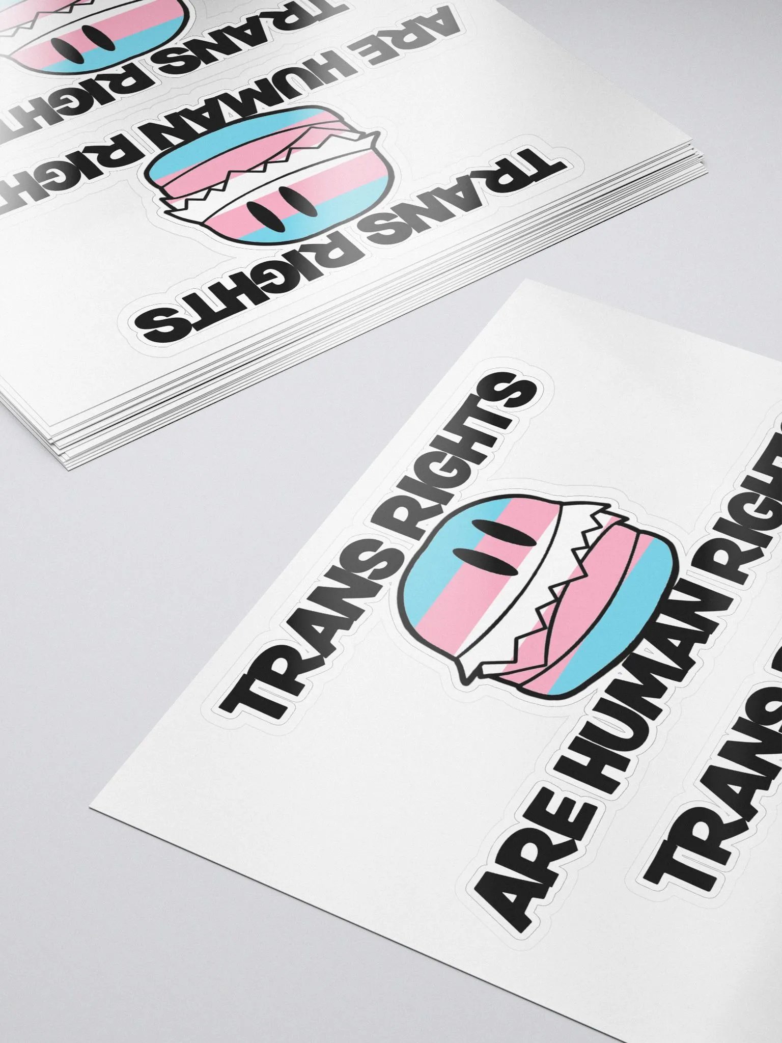 Trans Rights Stickers (2-pack) product image (5)