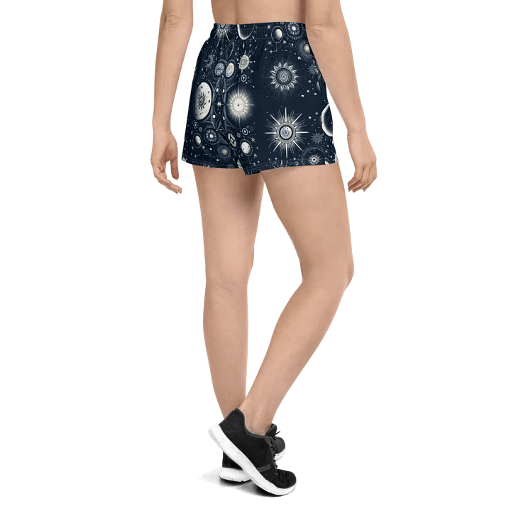 All-Over Print Women's Athletic Short Shorts product image (1)