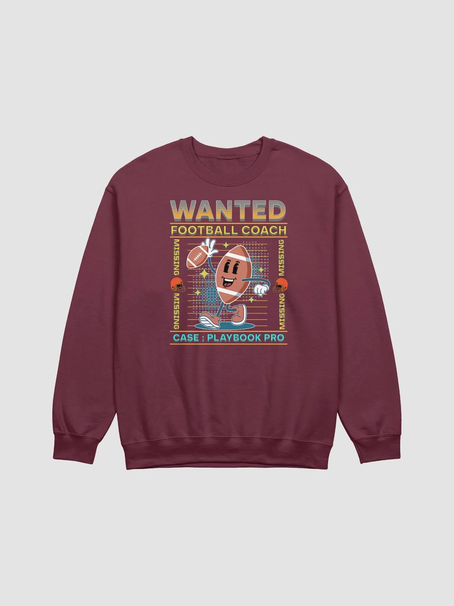 Wanted Coach Football Crewneck Sweatshirt product image (7)