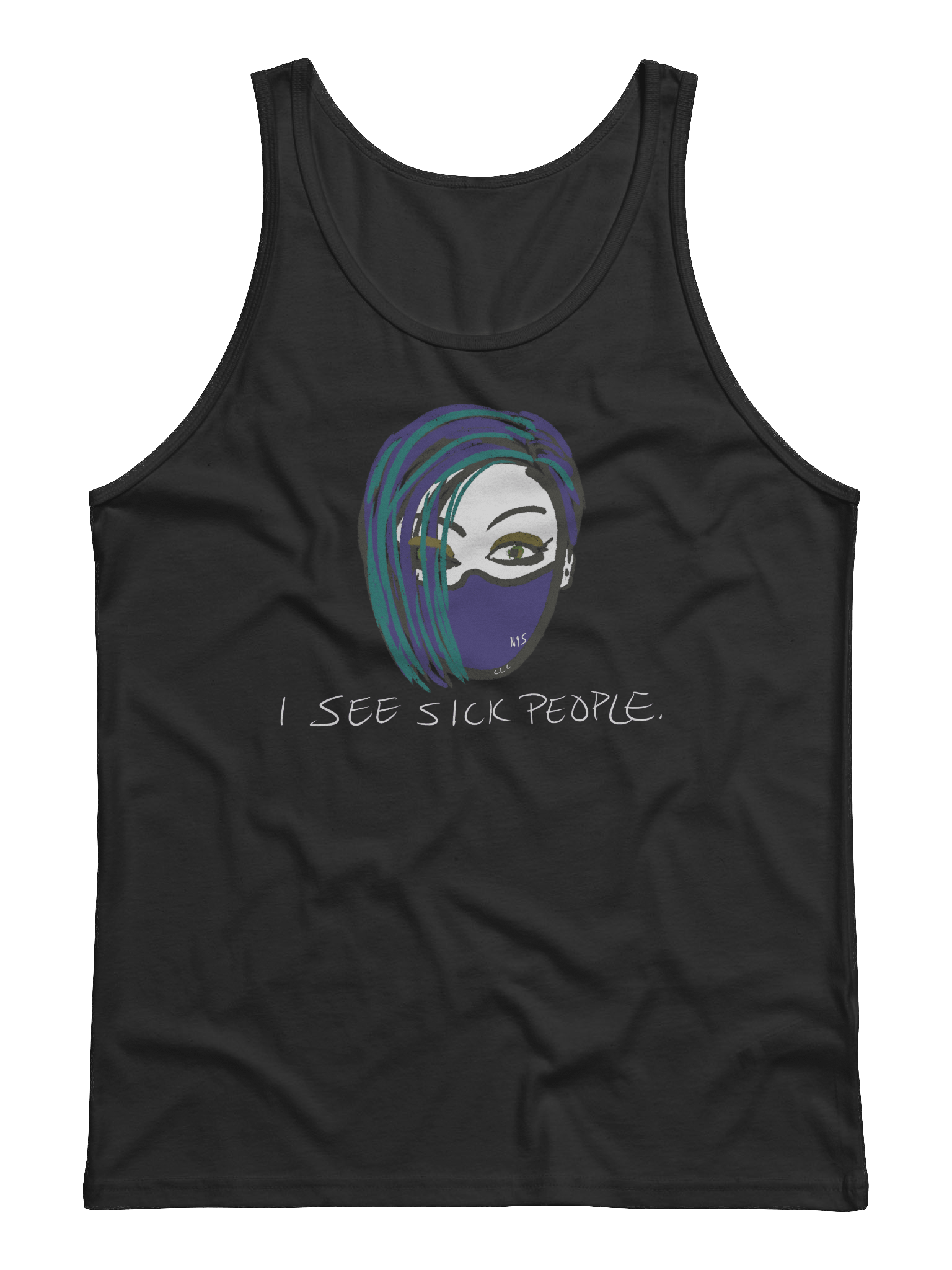 I See Sick People tank product image (4)