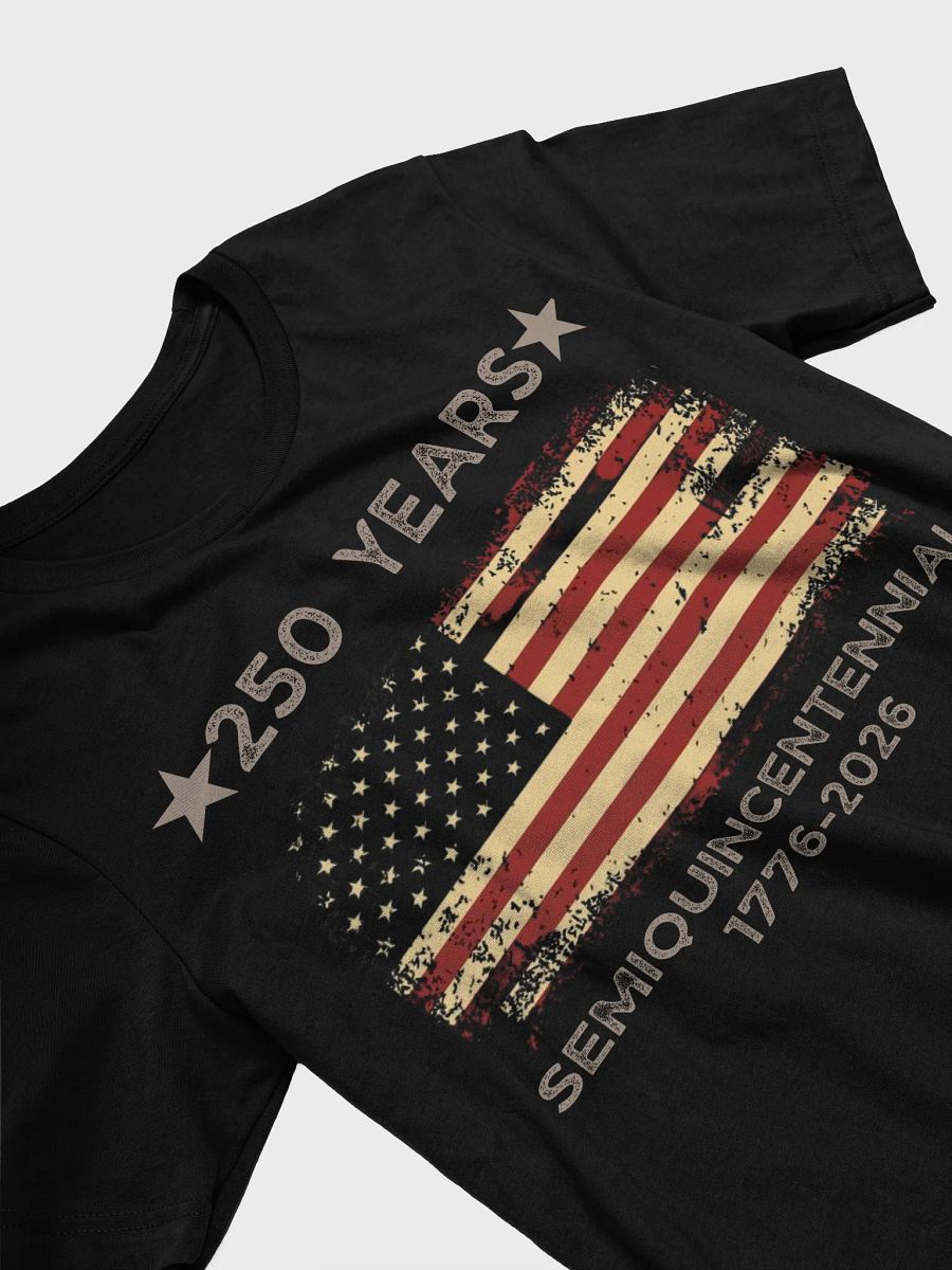 American Semiquincentennial T-Shirt | Vintage 1776-2026 Flag Design | 250 Years Patriotic Apparel product image (3)