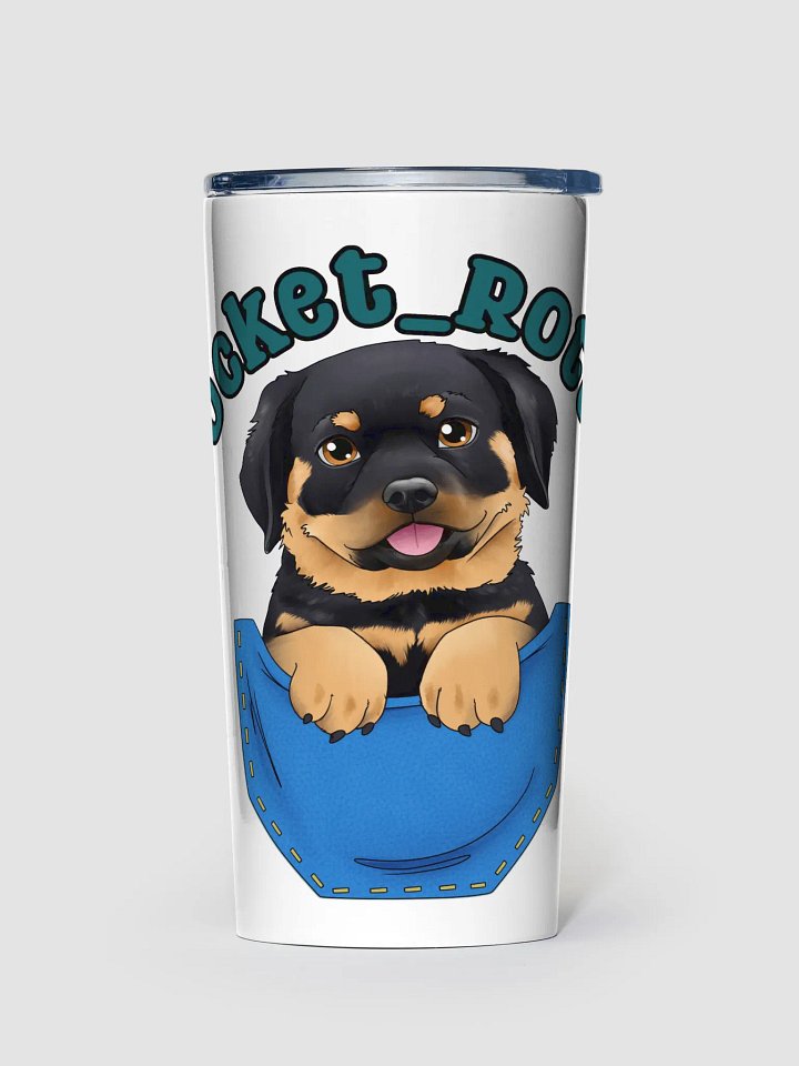 Pocket Rottie Stainless Steel Tumbler product image (1)
