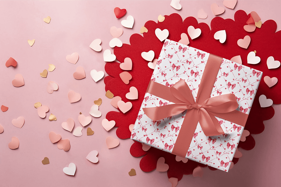 Scattered Love Seamless Valentines Pattern product image (2)