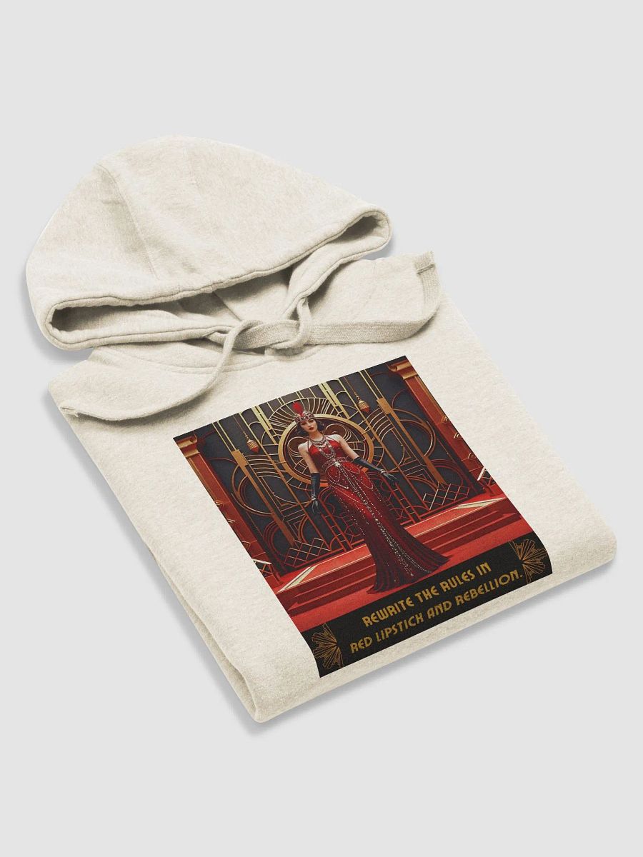 Rewrite the Rules in Red Lipstick and Rebellion 1920s Inspired - Hoodie product image (6)