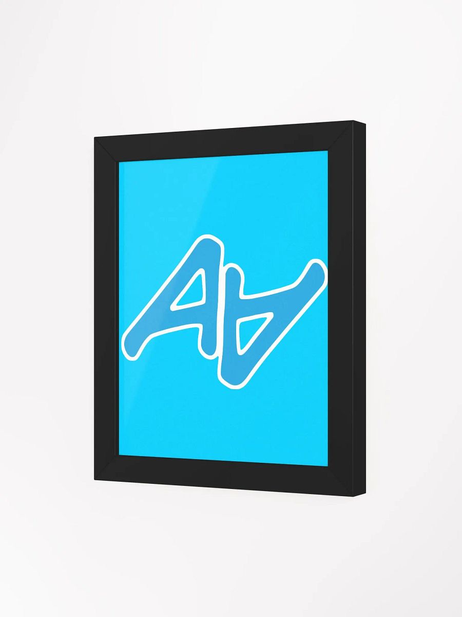 AV Blue Letter Art Print product image (88)