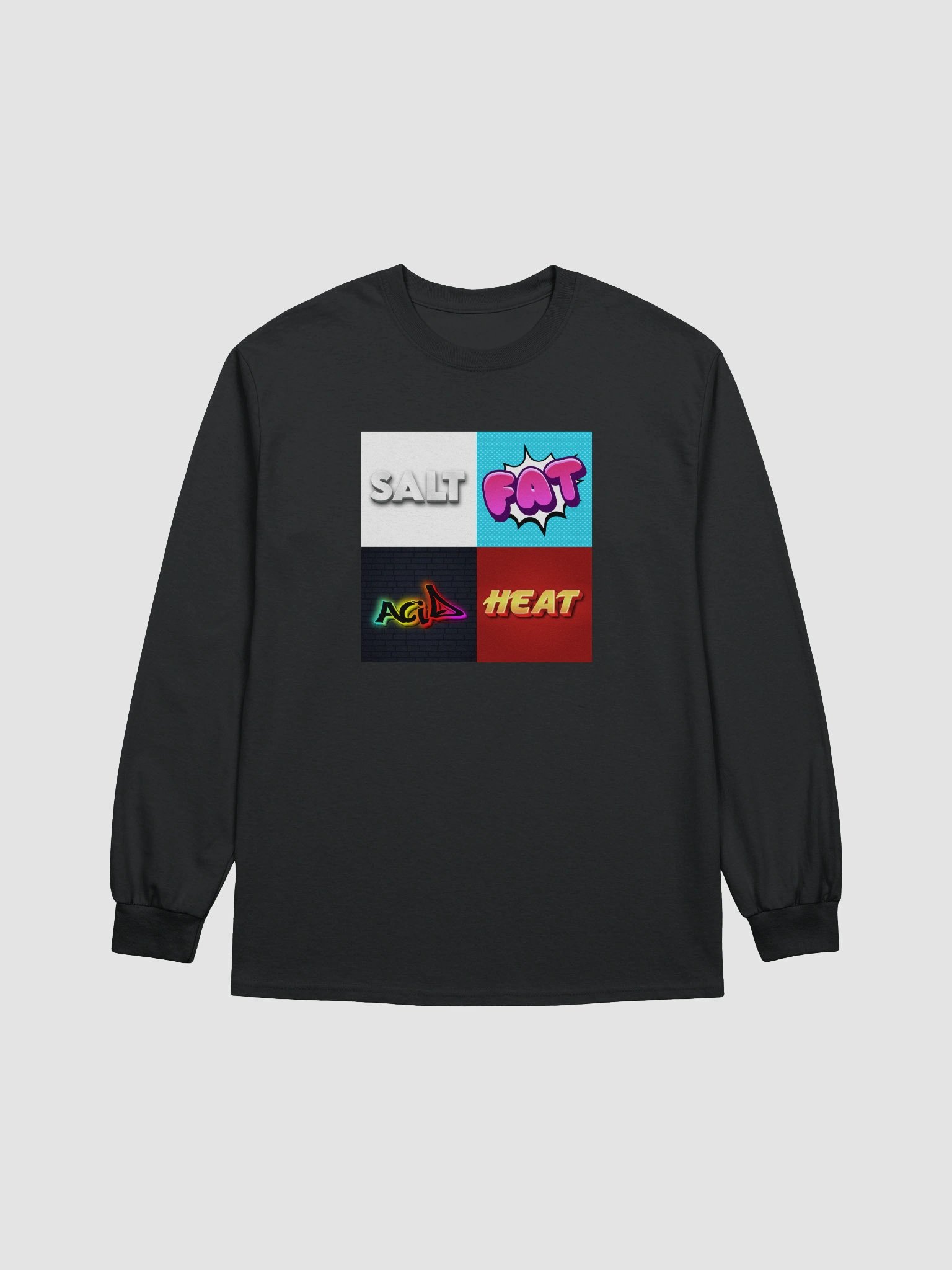 Salt Fat Acid Heat - Gildan Ultra Cotton Long Sleeve T-Shirt product image (3)