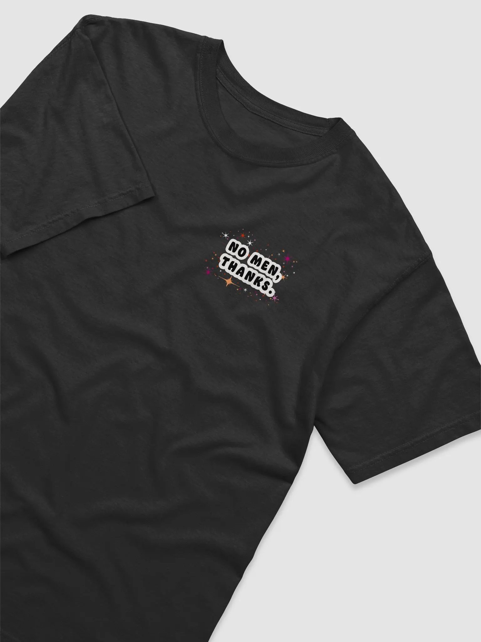 No men, Thanks. T-shirt product image (21)