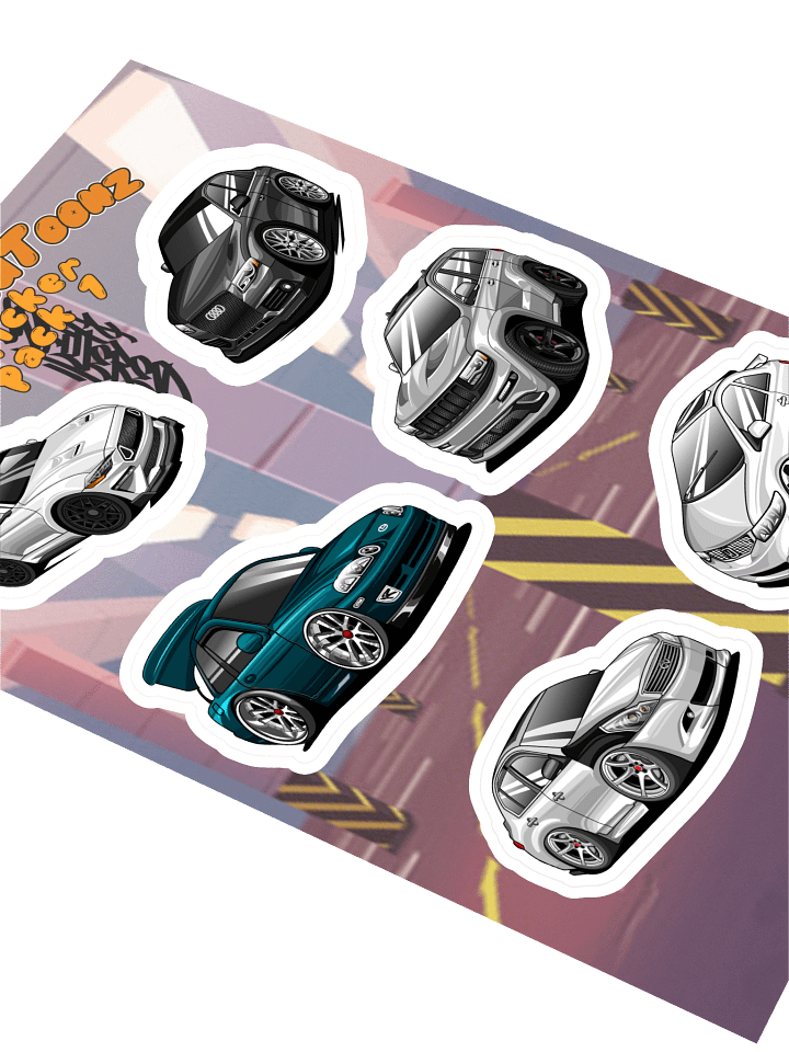 Unfiltered Toonz Car Sticker Pack 1 (Indoor) product image (2)