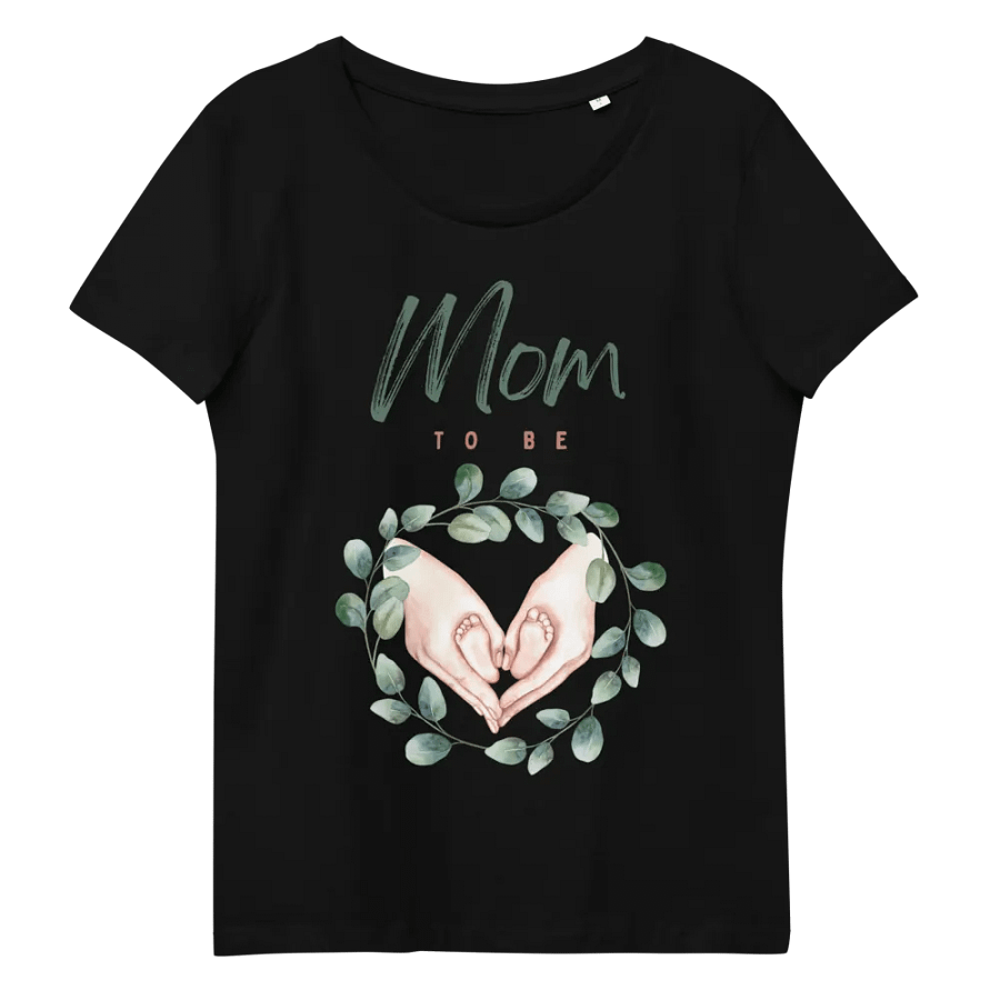 Mom-To-Be Watercolor Love Tee product image (11)