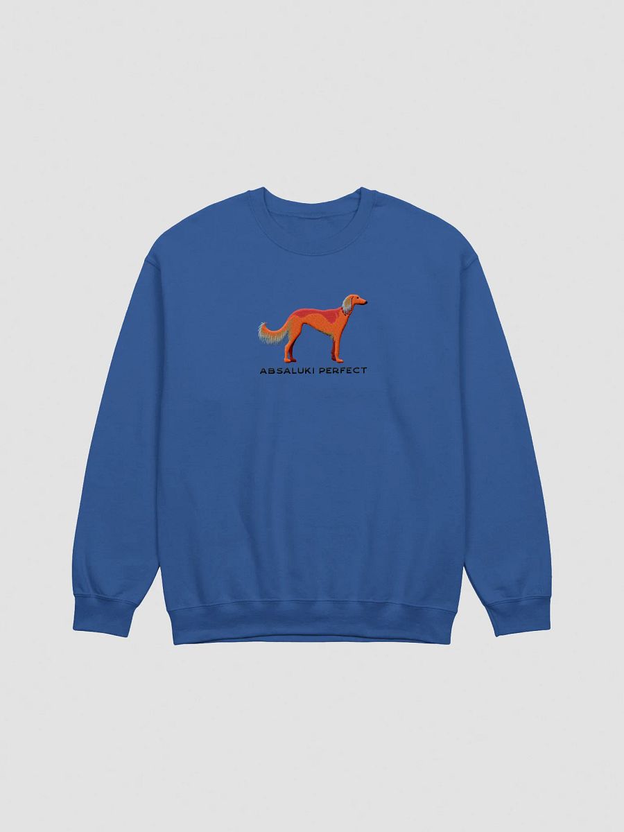 Absaluki Perfect Sweatshirt (Embroidered) of a Saluki(Red) product image (4)