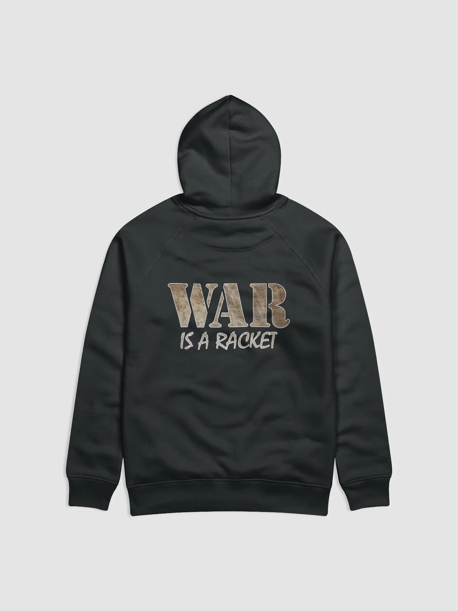 War Is A Racket - Metal - Stanley/Stella Eco Hoodie (Back) product image (1)