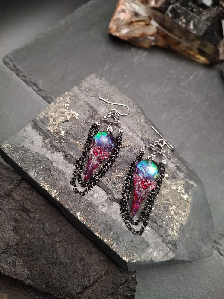 Earrings Epoxica - Nebula Crows product image (1)