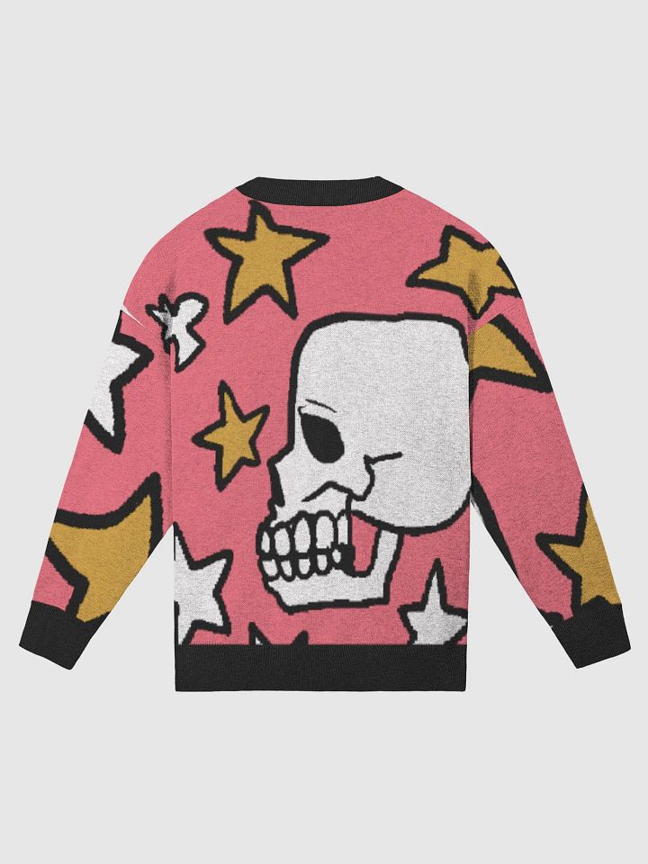 skull pink knit product image (9)