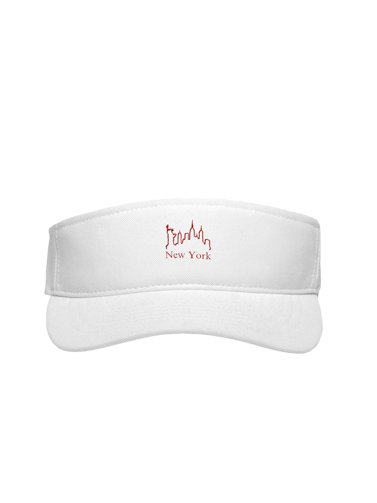 New York Skyline Liberty Embroidered Flexfit Visor product image (2)