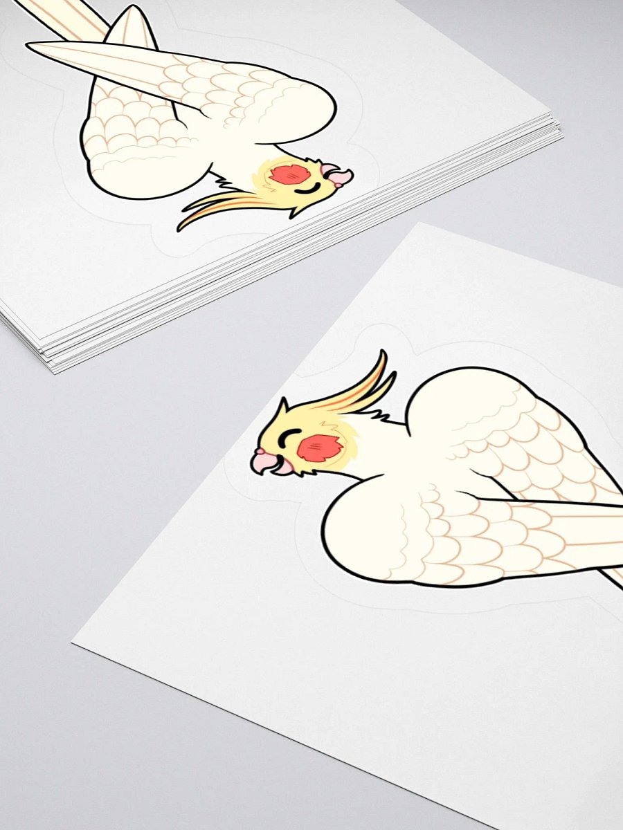 PRETTY BIRD STICKER (Yellow) product image (3)