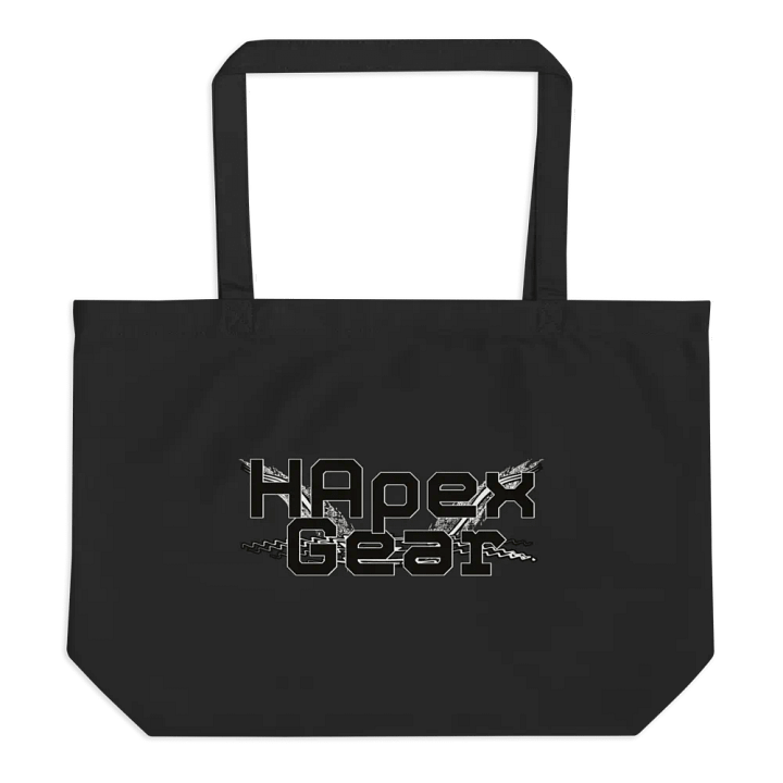 Black HApex Gear White Logo - Organic Cotton Tote product image (1)