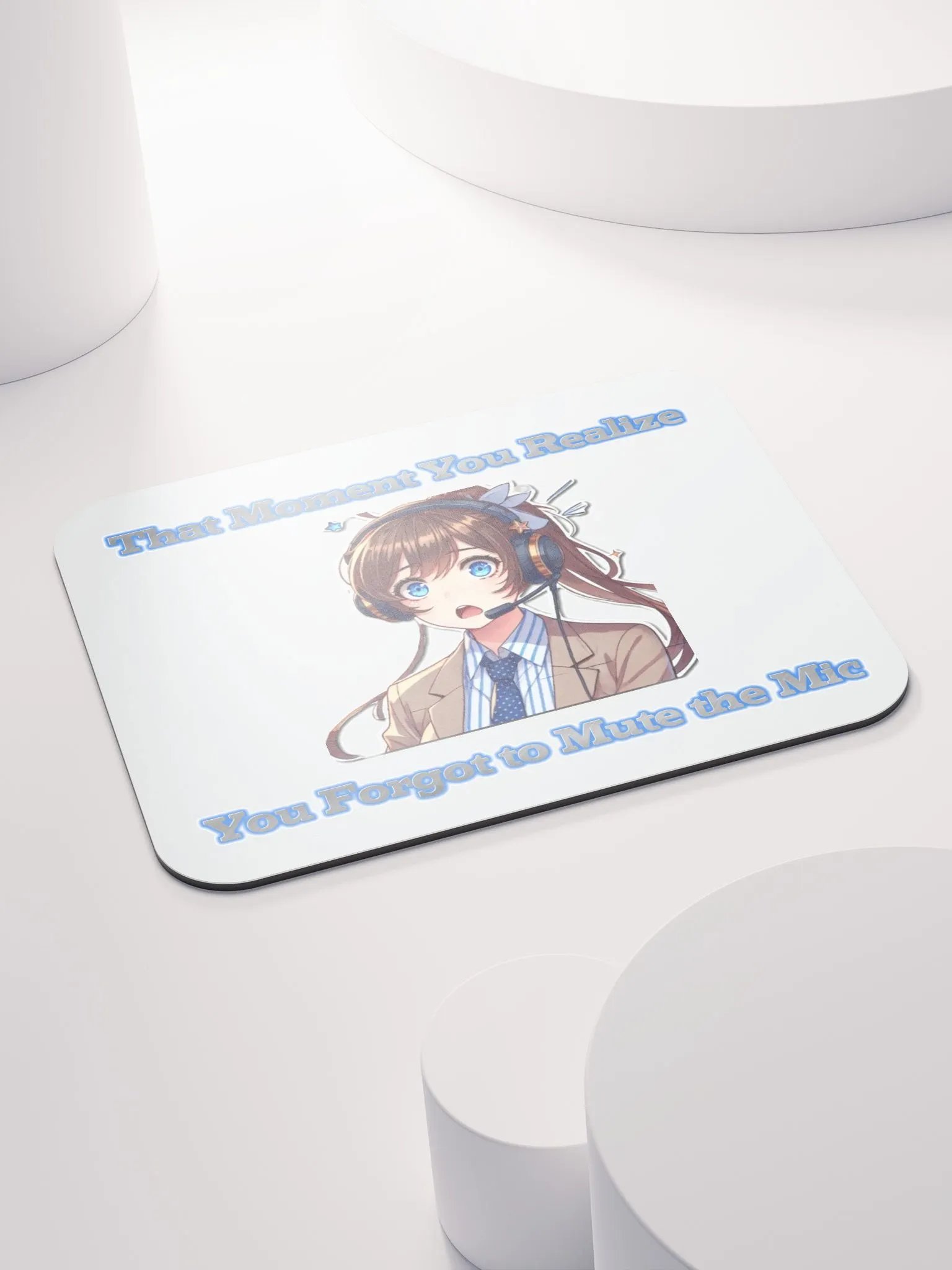 Forgot to Mute Mousepad Female product image (4)