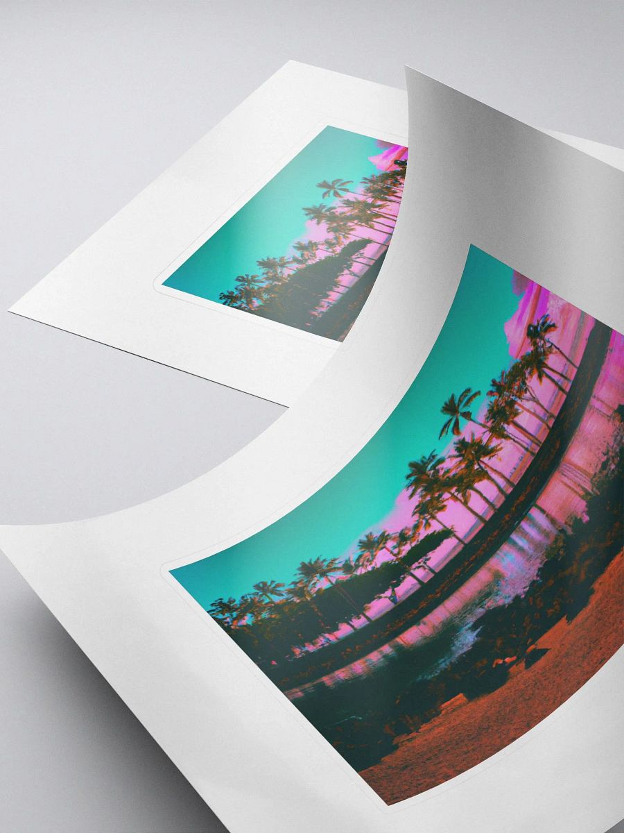 Galactic Wild Colorful Beach Alpha Sticker product image (4)