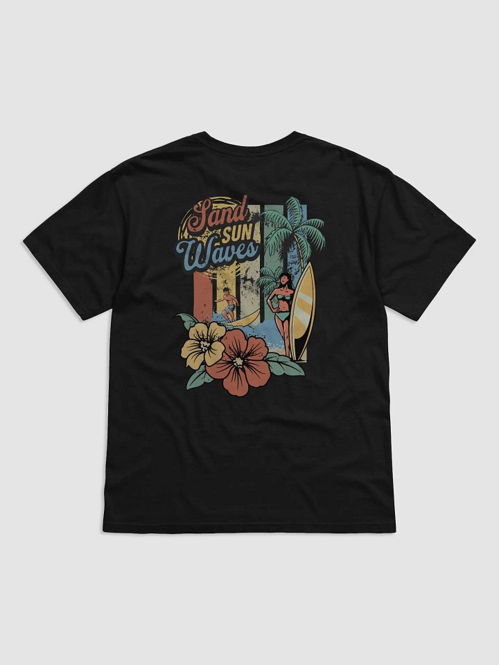 SAND SUN WAVES Men's Surf T-shirt (Beach Collection) product image (2)