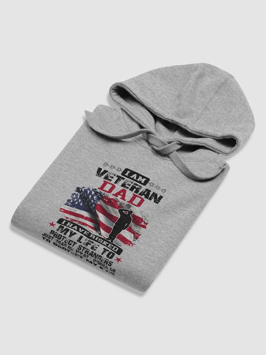 Patriotic Veteran Dad Premium Hoodie product image (34)