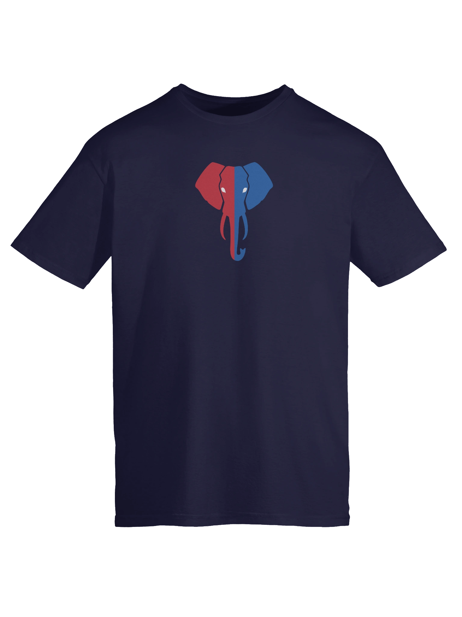 Royal Red Blue United Elephant T-Shirt product image (9)
