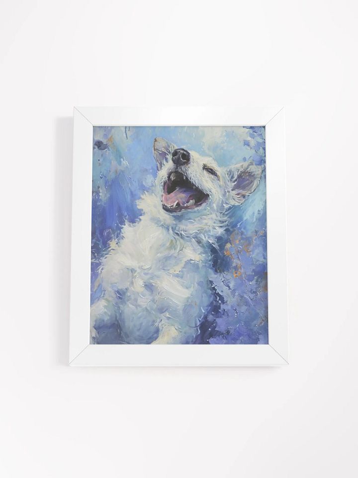 Joyful Pup Framed Matte Poster product image (1)
