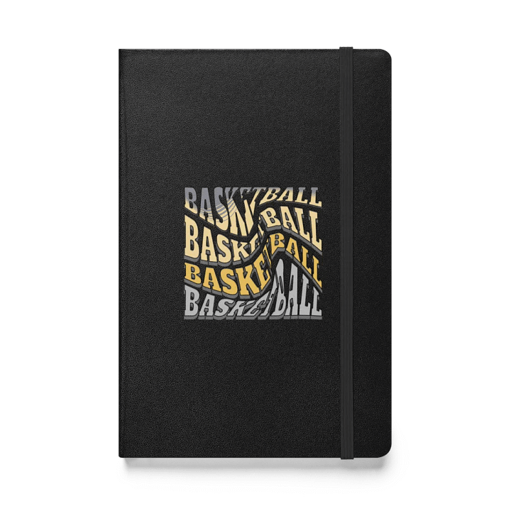 Mess Swirl Basketball Dynamic Hardcover Notebook product image (1)