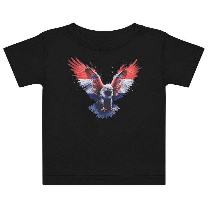 Croatian Pride Eagle Baby Jersey T-Shirt product image (1)
