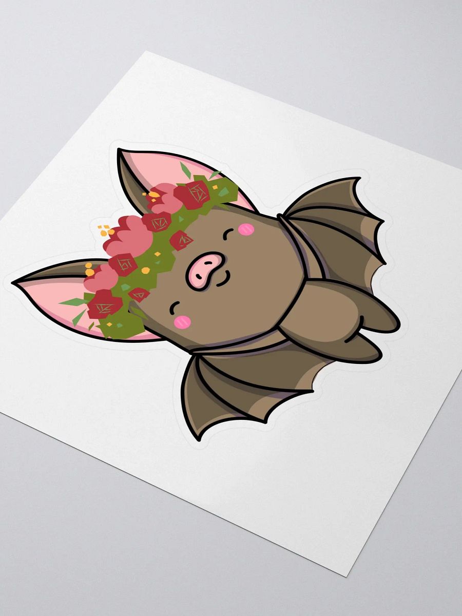 Floral Crown Bat Sticker product image (3)