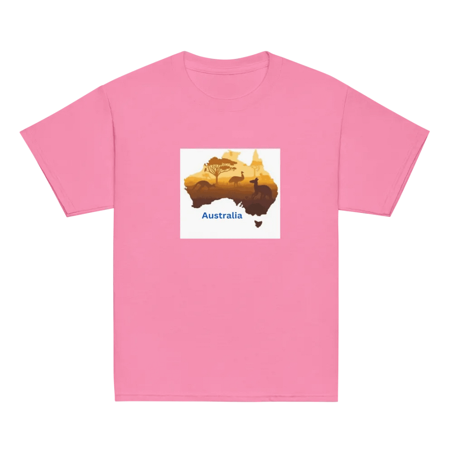 T-Shirt Kids Australia Flag with Kangaroo product image (2)