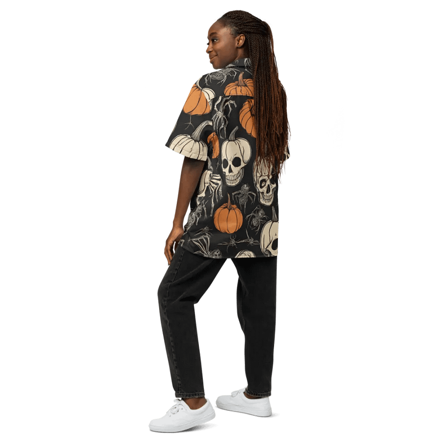Spooky Paradise Hawaiian Shirt product image (12)
