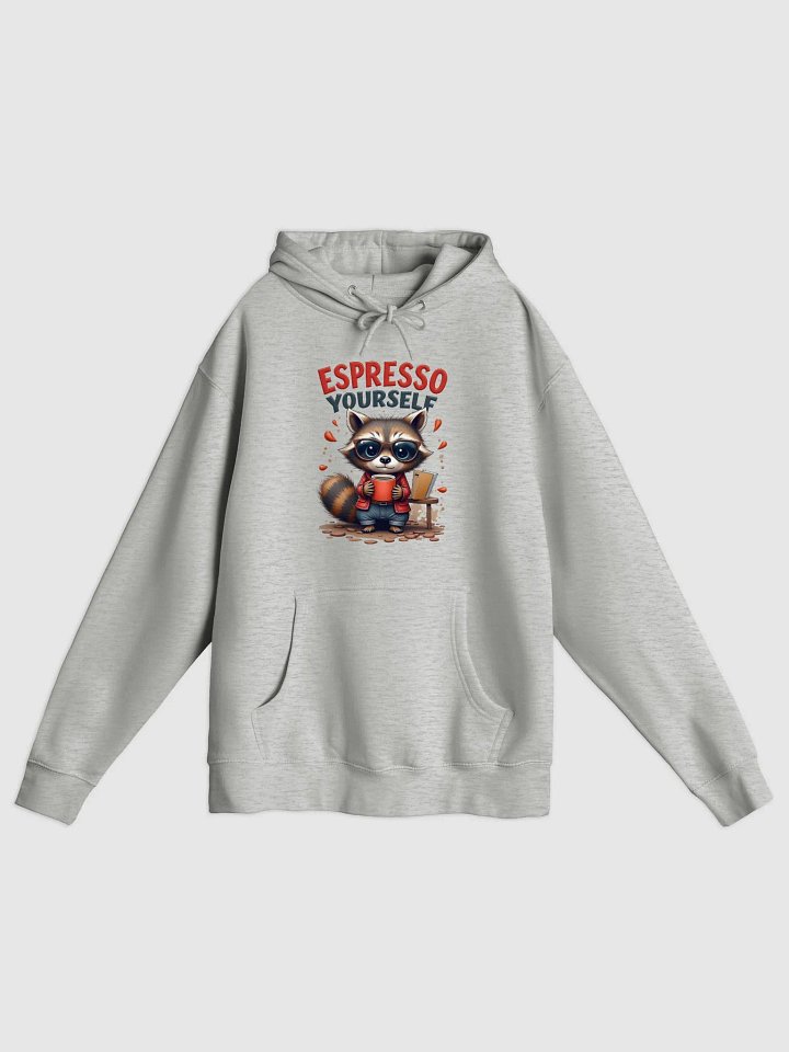 Espresso Yourself Raccoon Premium Hoodie product image (1)