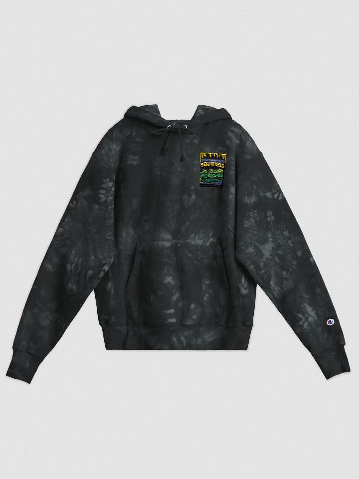 Ninja Squirrel Madness Tie-Dye Hoodie ULTRA PREMIUM AND EMBROIDERED product image (1)