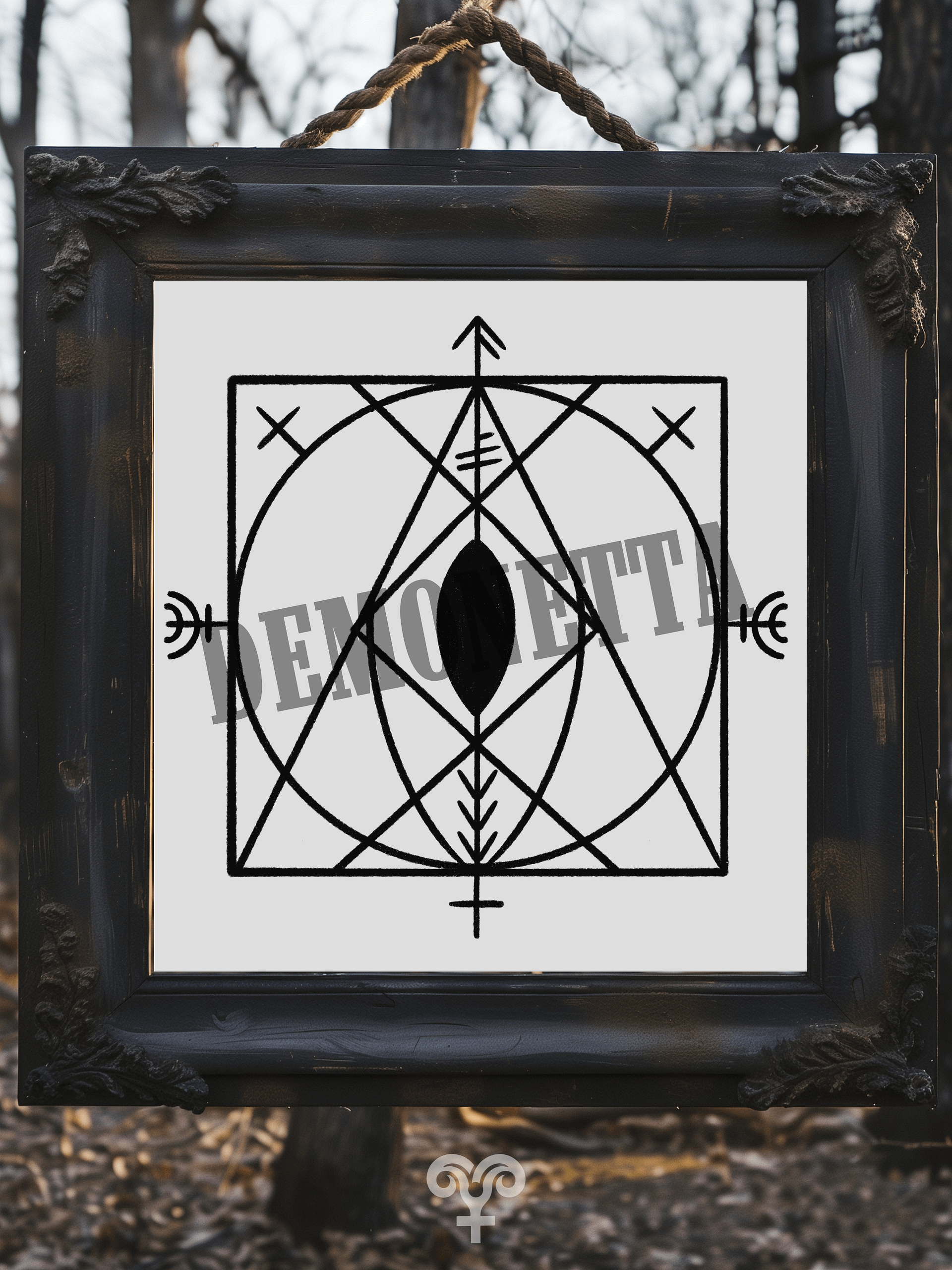 Norse DIVINE FEMININE ENERGY Sigil to Increase Attractiveness, Confidence, & Remove Evil Eye! product image (1)