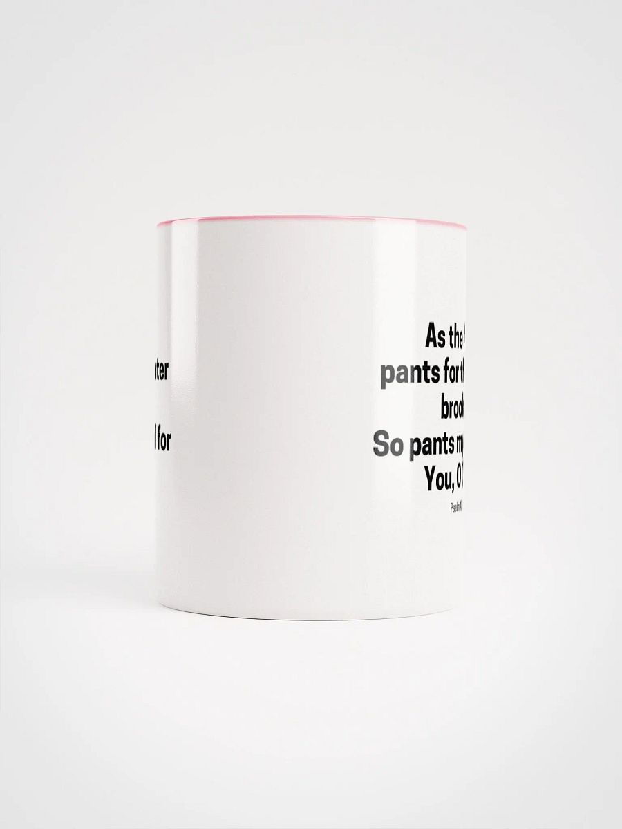 As The Deer Pants For The Water Brooks Psalm 42:1 Two-Tone Mug 11/15oz product image (5)