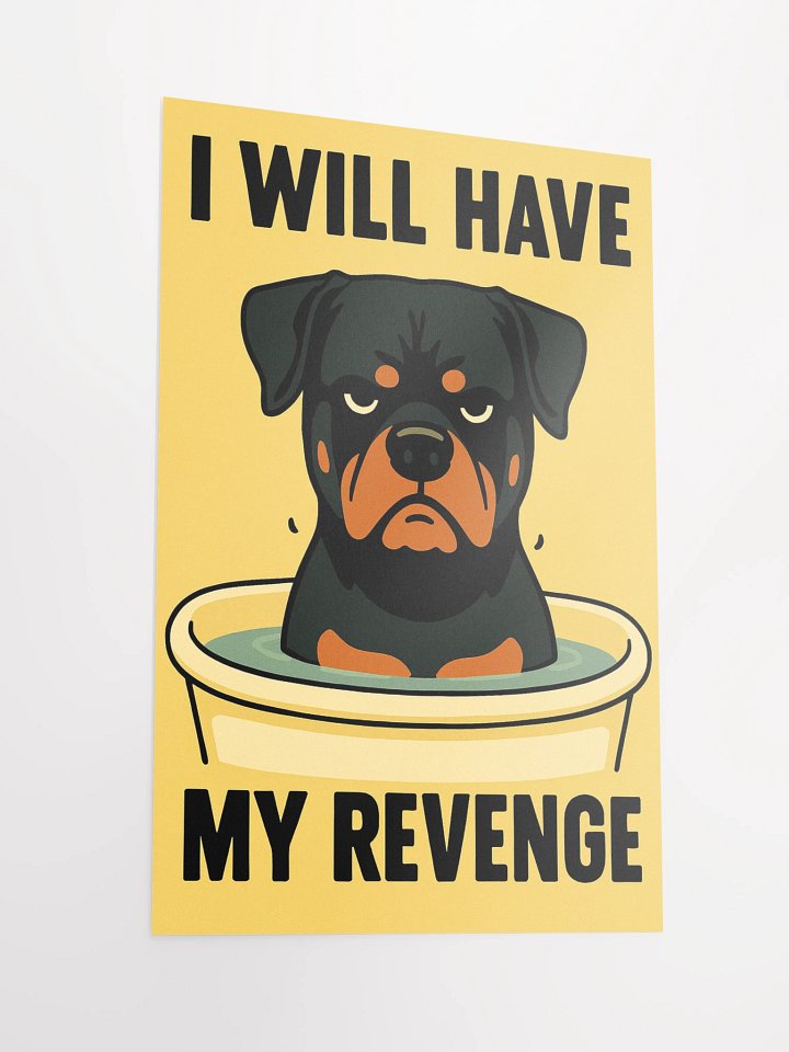 Rottweiler Bath Poster product image (4)
