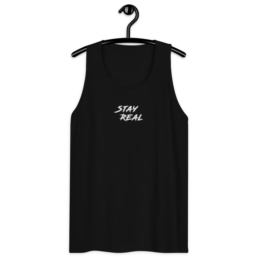Stay REAL Embroidered Tank product image (9)